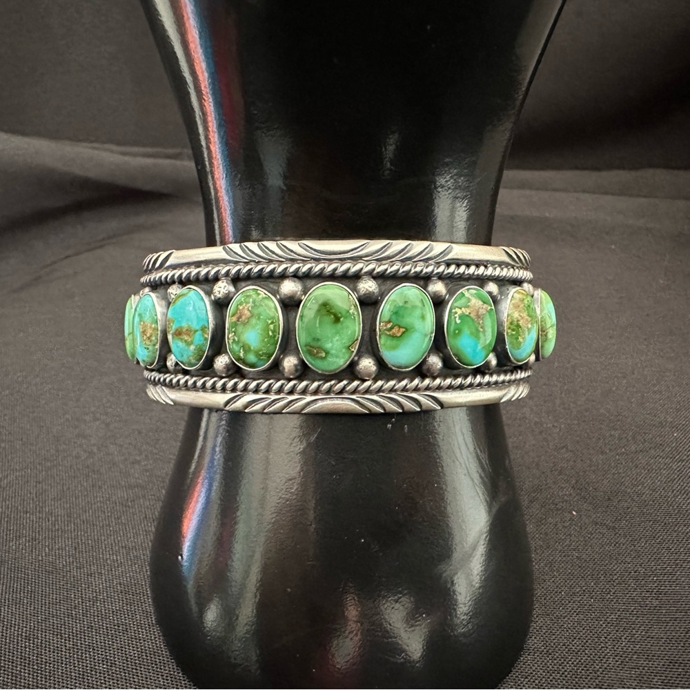Sonoran Gold 15 Stone Cuff by C. Charley - size 7